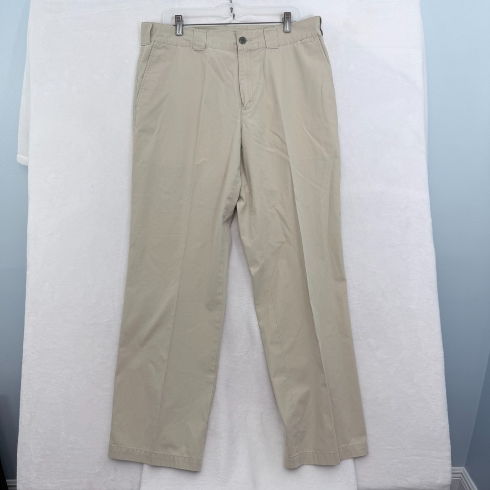 Patagonia Chino Pants Mens 36x31 Beige Organic Cotton Flat Front Preppy